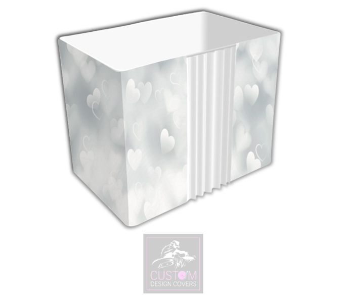 Wedding Hearts Photobooth Enclosure Cover 