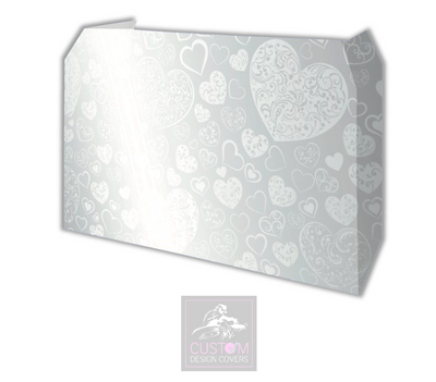 White Heart Wedding Lycra DJ Covers (PACKAGE BUNDLE)