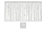 Hearts and Vines Backdrop Curtain