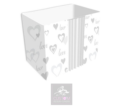 Wedding Love & Hearts Photobooth Enclosure Cover 