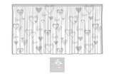 Love & Hearts Backdrop Curtain