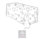 Love & Hearts Rectangle Table Cover