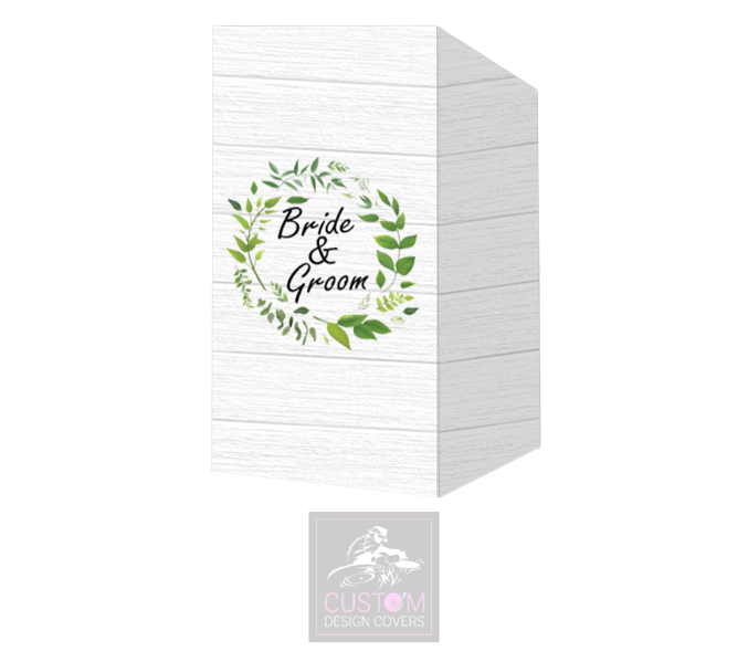 Bride & Groom Wedding Vine Booth Cover Micron