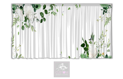 Floral Backdrop Curtain