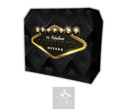 Welcome To Las Vegas Lycra DJ Booth Cover