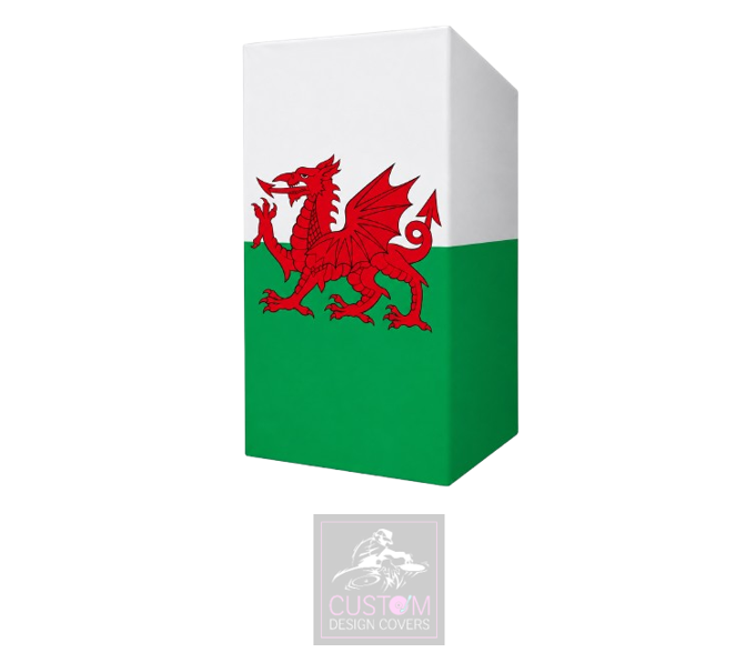 Welsh Flag Lycra DJ Booth Cover