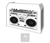 Boombox Stereo Lycra DJ Booth Cover