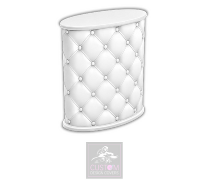 White Chesterfield Pop Up Counter
