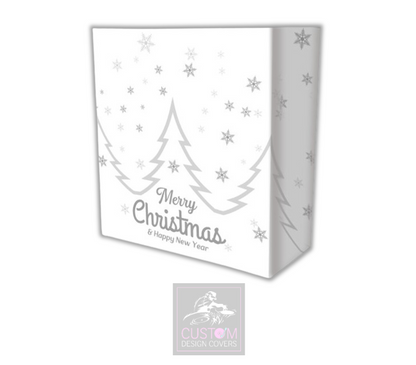 White Christmas *Grey* Lycra DJ Booth Cover