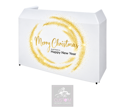 Merry Christmas Lycra DJ Booth Cover