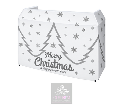 White Christmas *Grey* Lycra DJ Covers (PACKAGE BUNDLE)