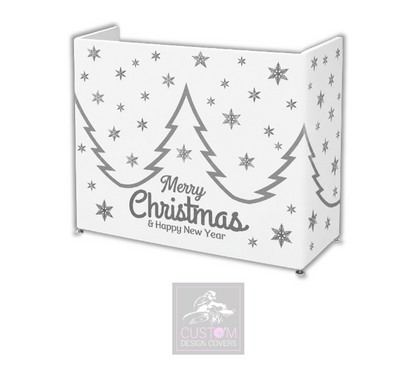 White Christmas *Grey* Lycra DJ Covers (PACKAGE BUNDLE)