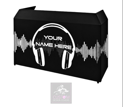 Headphones Custom DJ Lycra Booth Cover