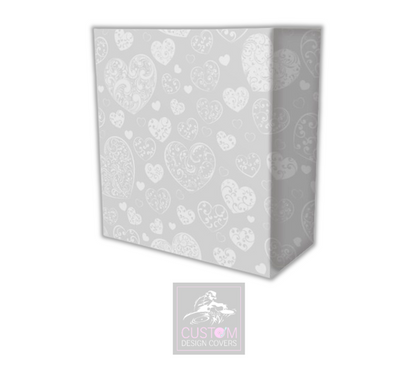 White Heart Wedding Lycra DJ Covers (PACKAGE BUNDLE)