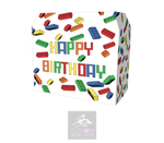 Happy Birthday WHITE Lego DJ Booth Cover-MKII