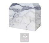 White Marble DJ Booth Cover - MKII