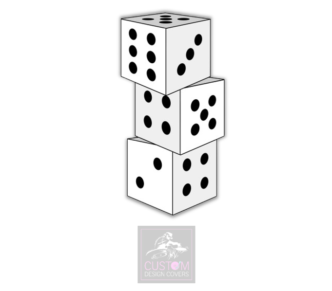 Dice Covers Set 50x50cm Event Prop