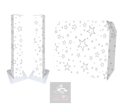 White Grey Star DJ Covers (PACKAGE BUNDLE) - MKII