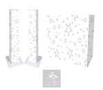 White Grey Star Lycra DJ Covers (PACKAGE BUNDLE) - TRUSS