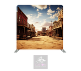 Wild West Lycra Pillowcase Backdrop Cover (DOUBLE SIDED)