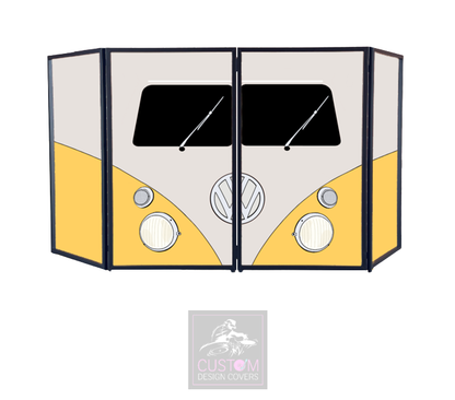 VW CAMPER YELLOW DJ LYCRA FACADE PANELS