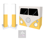 Yellow VW Camper Lycra DJ Covers (PACKAGE BUNDLES) - TRUSS 