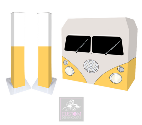 Yellow VW Camper DJ Covers (PACKAGE BUNDLE) - MKII