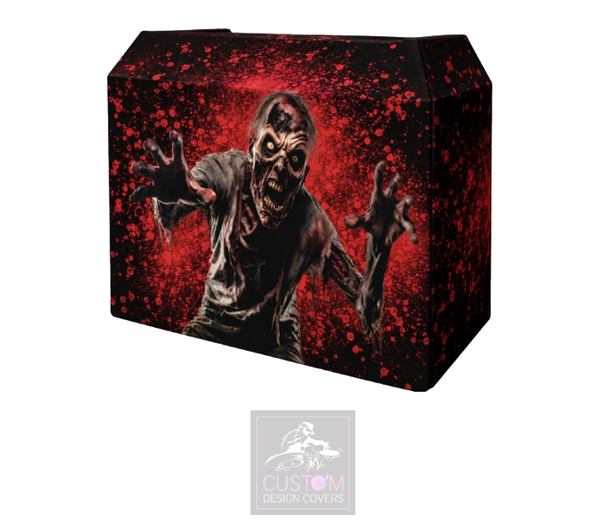 Halloween Zombie Lycra DJ Booth Cover