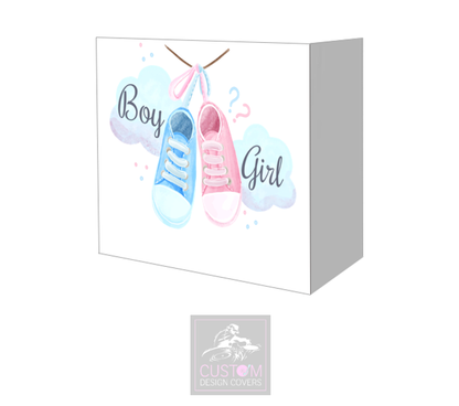 Gender Reveal Booth Cover Combi