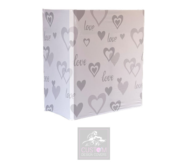 Wedding Love & Hearts Booth Cover Combi