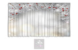 White Christmas Backdrop Curtain