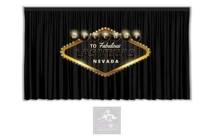 Las Vegas Backdrop Curtain