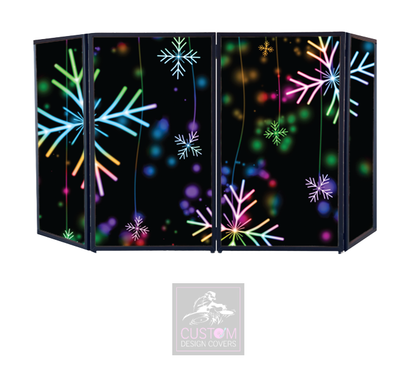 CHRISTMAS SNOWFLAKE DJ LYCRA FACADE PANELS