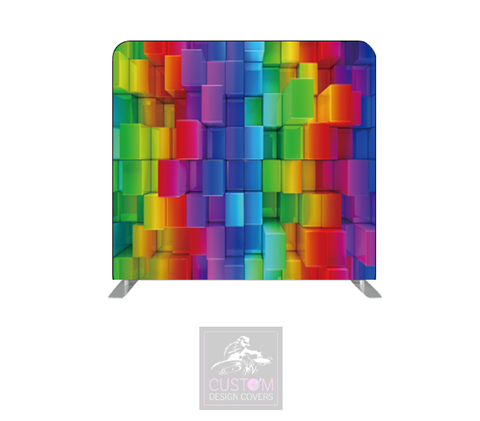 Colour Block Lycra Backdrop Cover (DOUBLE SIDED)