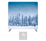 Snowy Forest Pillowcase Backdrop Cover (DOUBLE SIDED)