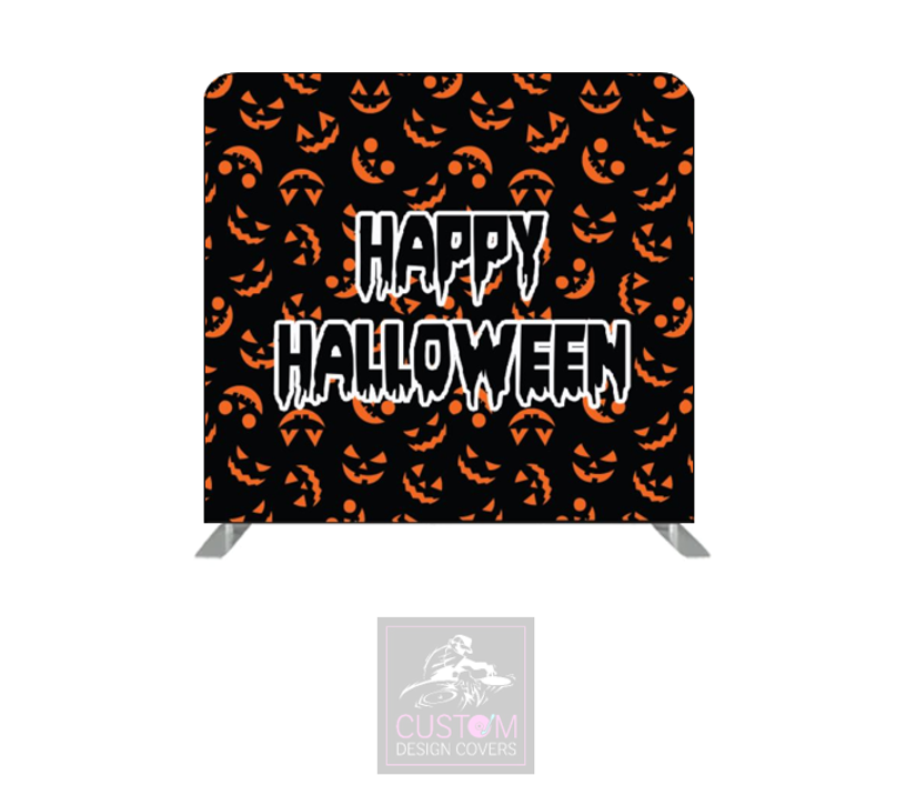 Pumpkin Happy Halloween Lycra Pillowcase Backdrop Cover