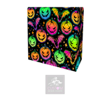 Halloween Pumpkin and Bats Lycra DJ Booth Cover