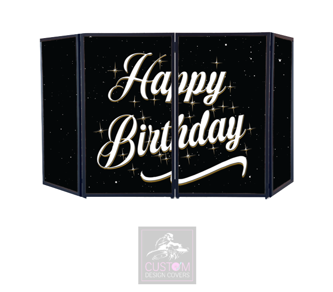 HAPPY BIRTHDAY DJ LYCRA FACADE PANELS