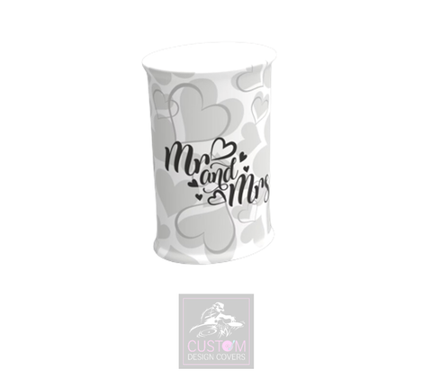 Mr & Mrs Pop Up Event Table Cover