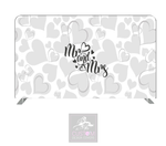 Mr & Mrs Lycra Backdrop Cover (DOUBLE SIDED)