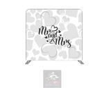 Mr & Mrs Lycra Backdrop Cover (DOUBLE SIDED)