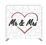 Mr & Mrs Lycra Pillowcase Backdrop Cover (DOUBLE SIDED)