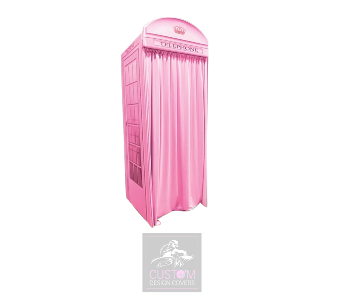 Pink Audio Guest Book Telephone Booth Cover 