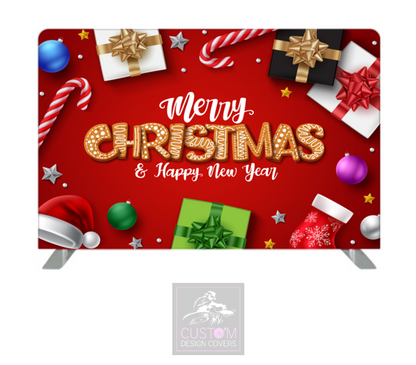 Merry Christmas Pillowcase Backdrop Cover (DOUBLE SIDED)