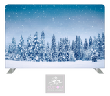 Snowy Forest Pillowcase Backdrop Cover