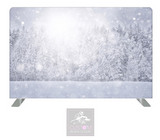 Snowy Forest Pillowcase Backdrop Cover (DOUBLE SIDED)