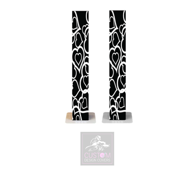 Wedding Hearts Lycra DJ Covers (PACKAGE BUNDLE)