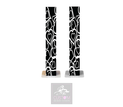 Wedding Hearts Lycra DJ Covers (PACKAGE BUNDLE)