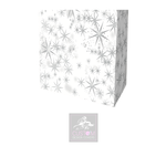 Silver/Grey Stars on White Booth Cover Truss