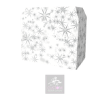 White Silver Star S&H Lycra DJ Booth Cover